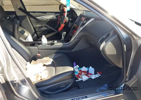 2014 Infiniti Q50 Premium z USA, uszkodzony, nr VIN JN1BV7AP4EM693012